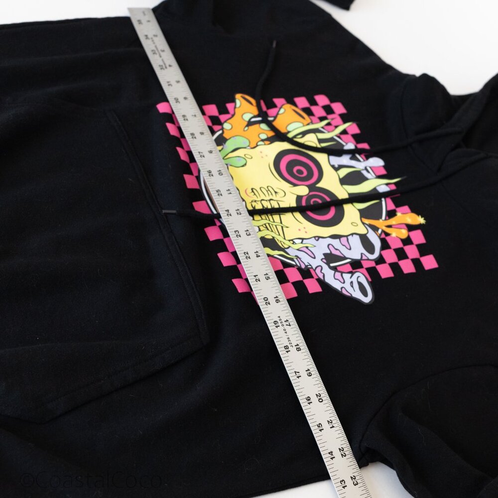 SpongeBob Squarepants Large Graphic Hoodie Sweatshirt Streetwear Trippy Skater - Picture 10 of 12